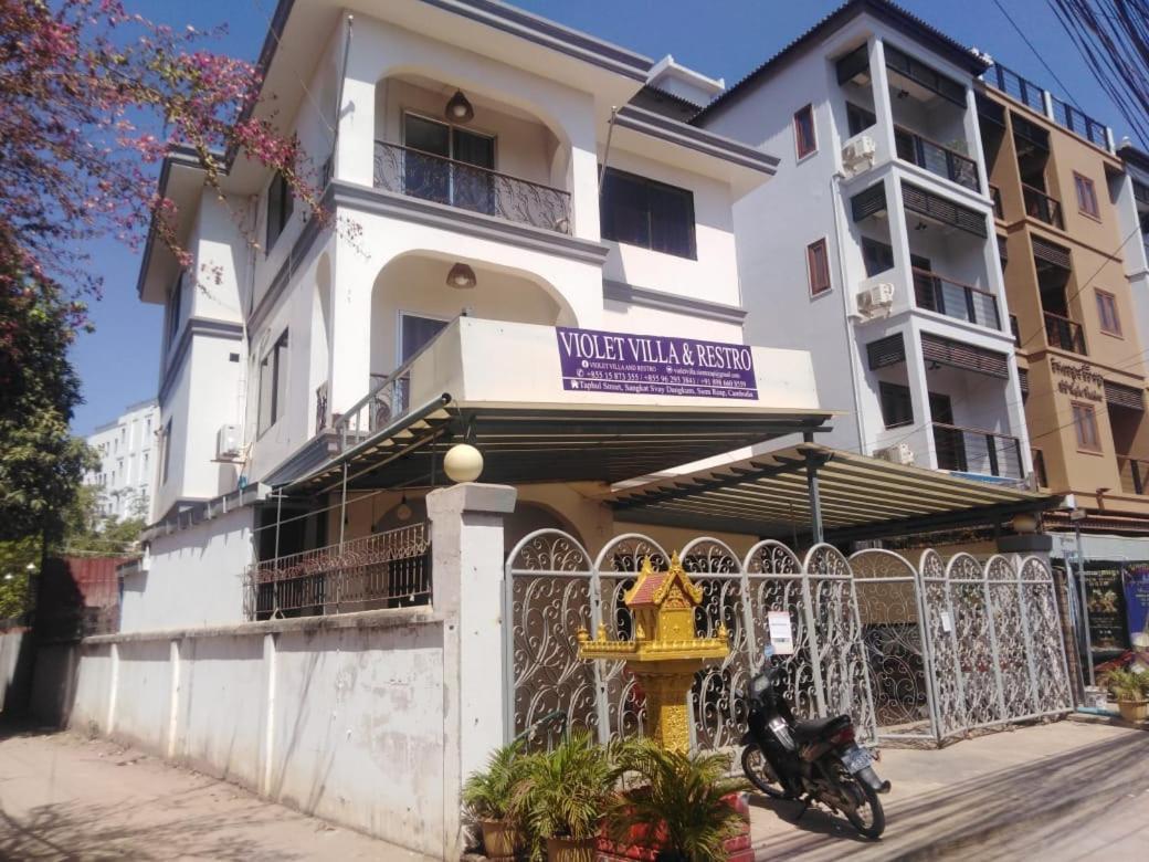 Violet Villa And Restro Sziemreap Kültér fotó